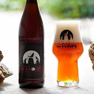 BIERE LES 3 LOUPS AMBREE 33cl